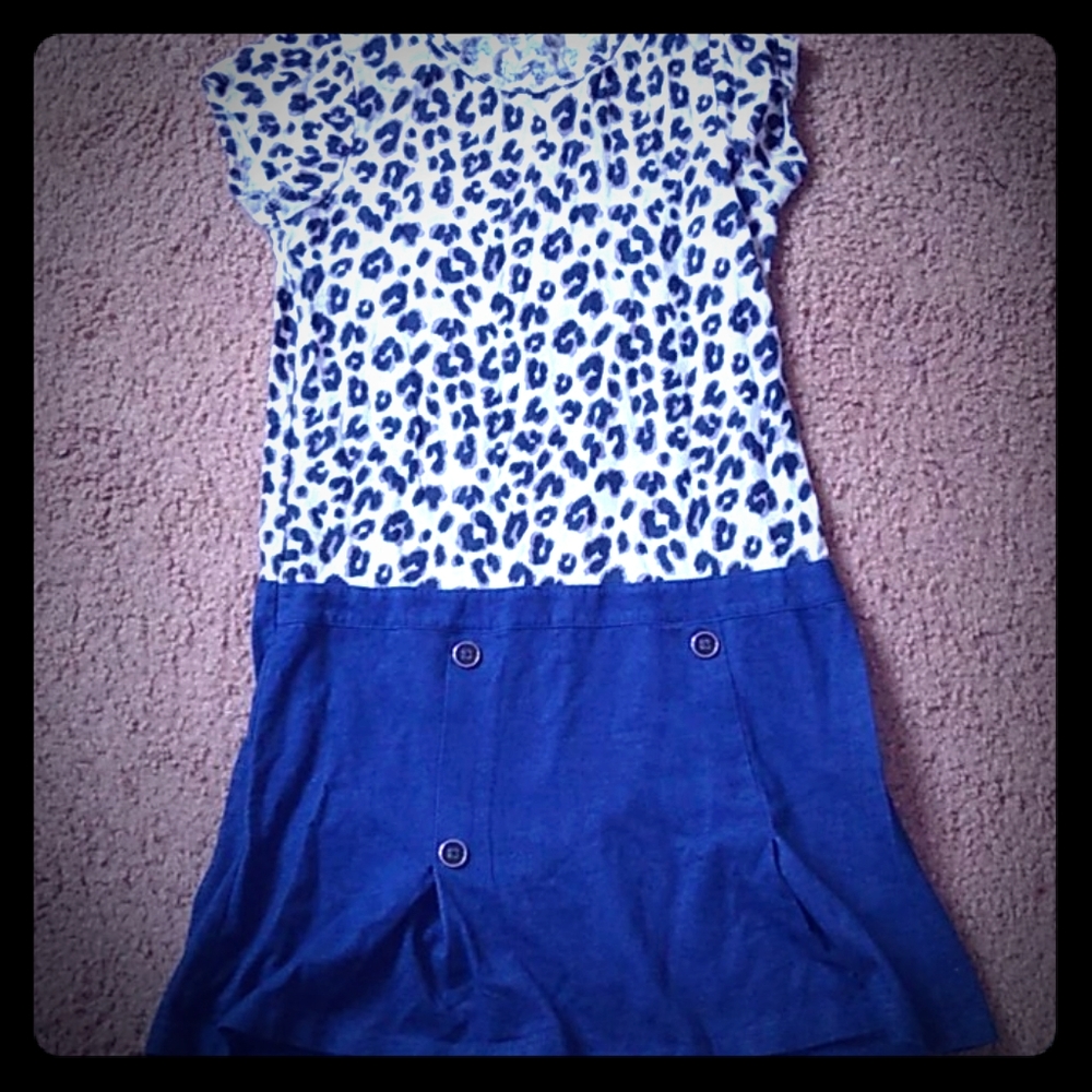 Girls lepord dress